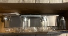 Banheiro Yenlacy 4 vaidades leves níquel escovado bolha de cristal * PARA PEÇA DE REPOSIÇÃO comprar usado  Enviando para Brazil