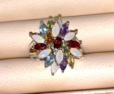 Ring multicolor 925 gebraucht kaufen  Ebersbach an der Fils