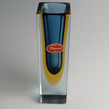 Murano glas blockvase gebraucht kaufen  Deutschland