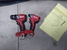 Milwaukee M18 18V 3601-20 1/2" Taladro y 3650-20 1/4" Herramientas de atornillador de impacto solo #1 segunda mano  Embacar hacia Mexico