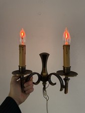 Vintage wandlampe kerzen gebraucht kaufen  Berlin