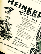 Heinkel tourist 1954 gebraucht kaufen  Sinzig