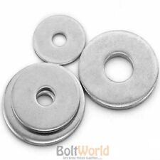 M3 M4 M5 M6 M8 M10 M16 M20 M30 AÇO INOXIDÁVEL FORMA A2 ARRUELAS PLANAS DIN 9021 comprar usado  Enviando para Brazil
