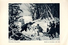 Russische bärenjagd kunstdruc gebraucht kaufen  Waldburg