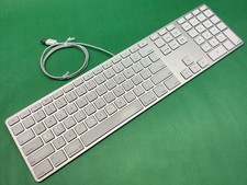Teclado numérico 10 teclas Apple A1243 USB com fio alumínio fino estendido comprar usado  Enviando para Brazil