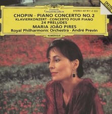 Maria Joao Pires: Chopin—Piano Concerto No.2, 24 Preludes. CD comprar usado  Enviando para Brazil