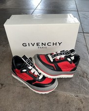 Tênis autêntico Givenchy meninos crianças tamanho 27 tricolor vermelho logotipo parte superior baixa comprar usado  Enviando para Brazil