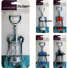 Chrome winged corkscrew for sale  BIRMINGHAM
