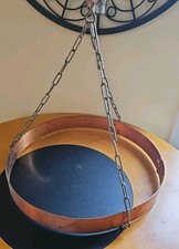 Panela de teto e panela de cobre vintage rack suspenso 16" diâmetro bom estado  comprar usado Panela de teto e panela de cobre vintage rack suspenso 16" diâmetro bom estado  comprar usado  Enviando para Brazil