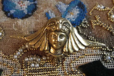 Broche ancienne visage d'occasion  Gandelu