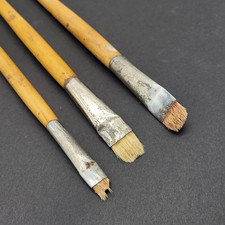 Lote Vintage 3 Pincéis Franceses Artista Paris França Coleção Monet Van Gogh, usado comprar usado  Enviando para Brazil