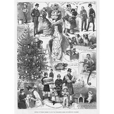 Usado, Bazar de Natal em Auxílio das Casas do Dr Barnado para Crianças Destituídas - Estampa Antiga 1882 comprar usado  Enviando para Brazil