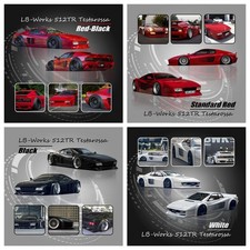 Carro modelo Star Model 1:64 LBWK LB-Works 512TR Testarossa fundido  comprar usado  Enviando para Brazil