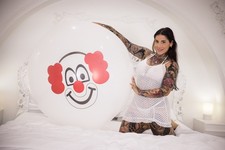 Palloncino gigante cattex usato  Spedire a Italy
