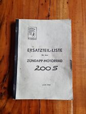 Zündapp 200 ersatzteil gebraucht kaufen  Bergneustadt