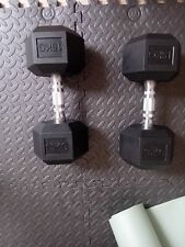 Unbranded hex dumbbells for sale  TRURO