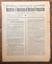 Revue bulletin mensuel usato  Spedire a Italy
