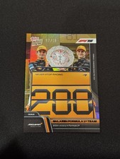 Cartão McLaren F1 Team Norris Piastri 2025 Formula 1 Topps NOW 54 folha de ouro /50, usado comprar usado  Enviando para Brazil