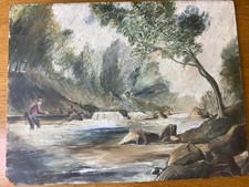 fly fishing paintings for sale  ABINGDON