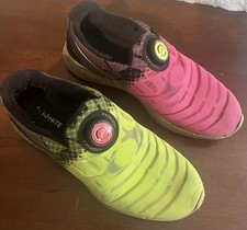 Tênis de corrida masculino Puma tamanho 7.5 truques de disco de ignição identificação rosa amarelo raro  comprar usado  Enviando para Brazil