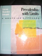 Precalculus limits graphing for sale  Little Falls