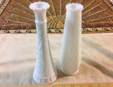 9 vases bud milk glass for sale  Saint Louis