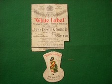 Etichetta vintage whisky usato  Cesenatico