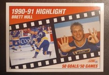 1991 Brett Hull Score Hockey St. Louis Blues 1990-91 Highlight 50 Gols/50 Jogos comprar usado  Enviando para Brazil