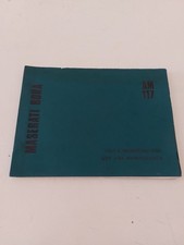 Maserati bora libretto usato  Genova