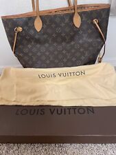 Bolsa tote Louis Vuitton Neverfull MM monograma de lona marrom comprar usado  Enviando para Brazil