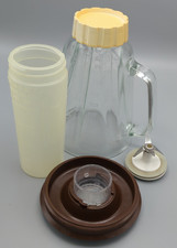 Liquidificador de vidro vintage 5 xícaras frasco de substituição com tampa e tampa mais lâmina copo smoothie comprar usado  Enviando para Brazil