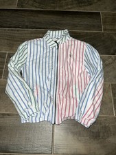 Jaqueta Polo Ralph Lauren Listrada Cor Oxford Bayport Quebra-Vento Meninos M 10-12 comprar usado  Enviando para Brazil