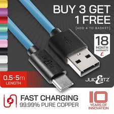 Cabo carregador extra longo USB A para tipo C Samsung 2m 3m 4m 5m cabo de carregamento rápido comprar usado  Enviando para Brazil
