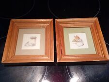 Pair wooden framed for sale  BURRY PORT