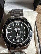 Relógio de mergulho automático Orient Mako XL FEM7500 mostrador preto. NOVO ainda com adesivos comprar usado  Enviando para Brazil