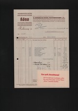 Nonnenhorn rechnung 1937 gebraucht kaufen  Leipzig