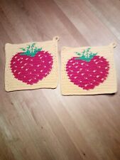 Topflappen erdbeeren bst gebraucht kaufen  Farschwlr., Kasel, Osburg