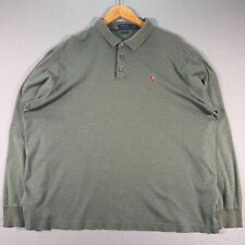 Camisa polo masculina Ralph Lauren XL verde carne pônei original rugby conforto macio comprar usado  Enviando para Brazil