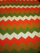 Vtg afghan blanket for sale  Douglass
