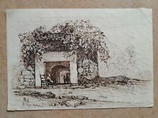 Dessin ancien ruines d'occasion  Locminé