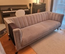 Bellamy velvet seater for sale  LONDON