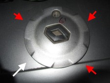 TAMPA DE CUBO CENTRAL DE RODA RENAULT CLIO MEGANE CÉNICA DINÂMICA GENUÍNA ORIGINAL MK3 comprar usado  Enviando para Brazil