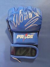 LUVA DE ORGULHO AUTOGRAFADA ASSINADA POR WANDERLEI SILVA CERTIFICADO DE AUTENTICIDADE BAS BECKETT TESTEMUNHADA #W63156 comprar usado  Enviando para Brazil
