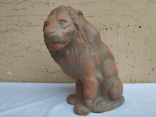 Scultura terracotta leone usato  Torino