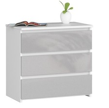 AKORD SZAFKA NOCNA CL3 60 cm PK BIAŁA / METALIK POŁYSK na sprzedaż  PL