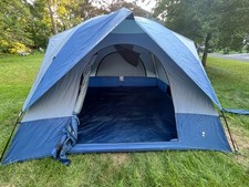 Barraca de acampamento Eureka Sunrise 11 acampamento 11 x 11 x7 cúpula alta baixa 6 pessoas comprar usado  Enviando para Brazil