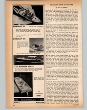 1966 PAPER AD The Anchorage Dyercraft barco a motor 40' 29' Dyer Rhode Island comprar usado  Enviando para Brazil