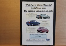 Original 1994 FORD ESCORT SPECIAL revista anúncio quadro pronto parede-arte flat-pack comprar usado  Enviando para Brazil