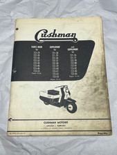 Cushman parts book for sale  Arlington