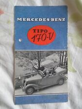 Mercedes tipo 170v for sale  KINGS LANGLEY